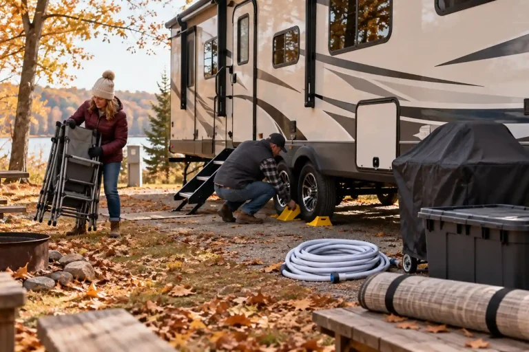 end of season RV storage checklist